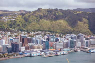 Wellington Skyline Yeni Zelanda 'da