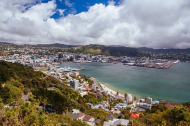 Wellington Skyline Yeni Zelanda 'da
