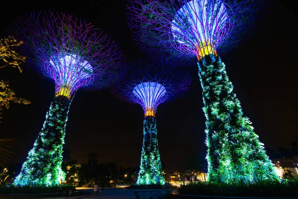 stock image View around Marina Bay at Dusk