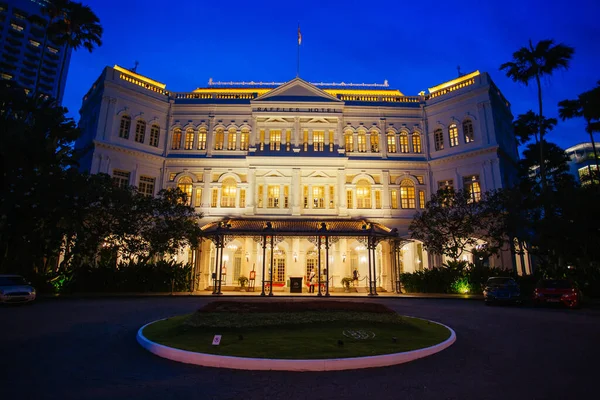 Iconic Raffles Hotel en Singapur —  Fotos de Stock