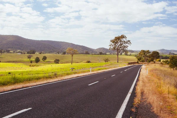 Winding Australian Road Near Bega — Stock Photo, Image