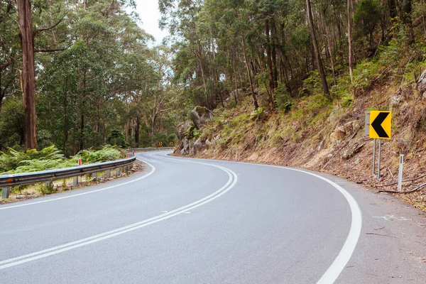 Vindlande Australian Road nära Bega — Stockfoto