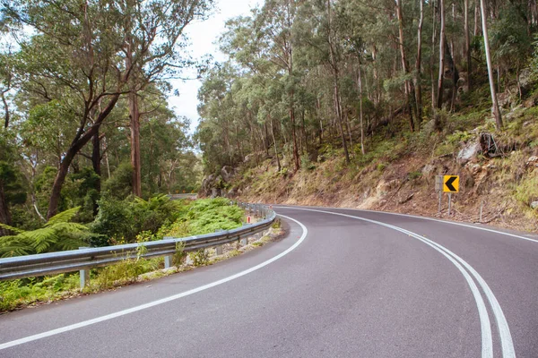 Vindlande Australian Road nära Bega — Stockfoto