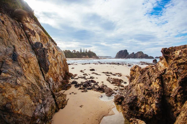 澳大利亚纳洛马的温室岩石海滩 — 图库照片