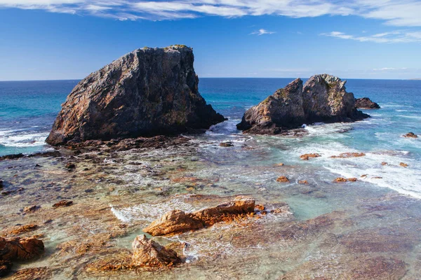 澳大利亚纳洛马的温室岩石海滩 — 图库照片