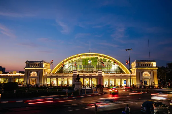 Hua Lamphong stacji w Bangkoku Tajlandia — Zdjęcie stockowe