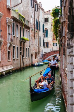 Venedik Gondolları Venedik İtalya 'da