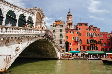 Ponte Di Rialto Venedik İtalya 'da