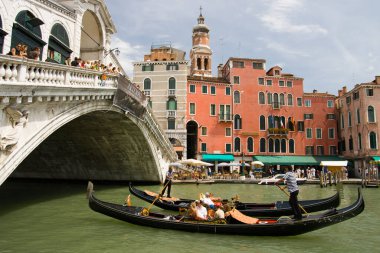Ponte Di Rialto Venedik İtalya 'da