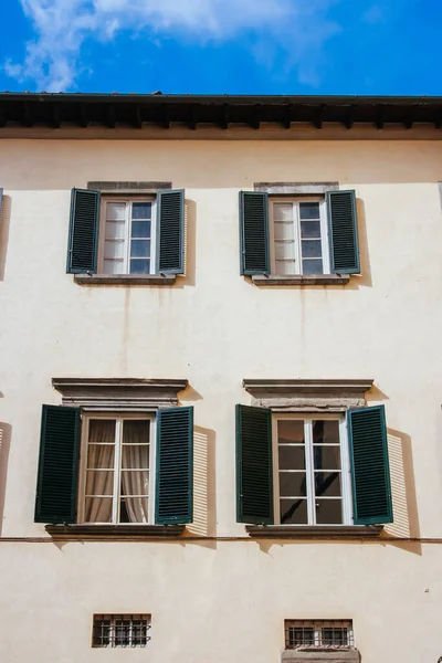 Lucca İtalya 'da İtalyan Mimarisi Stok Fotoğraf