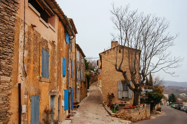 Építészet Gordes Provence-ban Franciaország — Stock Fotó