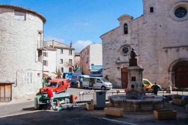 Sault Provence France 'ın mimarisi