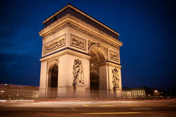 Arc de Triomphe in Parijs Frankrijk — Stockfoto