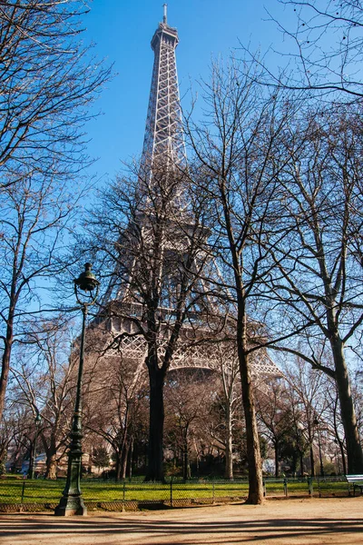 De Iconische Eiffeltoren in Frankrijk — Stockfoto