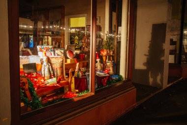 Victoria Avustralya 'da Maldon High Street Gecesi