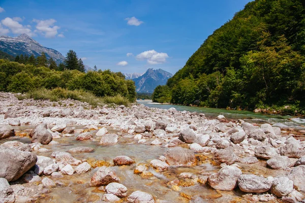 Scenic Landscape near the Vrsic Pass in Slovenia — Stock Photo, Image