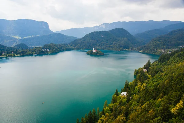 Stunning Lake Bled in Slovenia Stock Photo