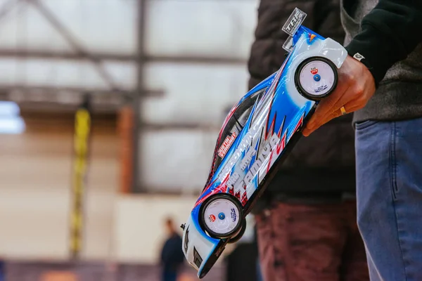 Indoor RC Car Race em Melbourne Austrália — Fotografia de Stock