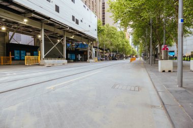 Coronavirüs Salgını Sırasındaki Sessiz Melbourne Sokakları