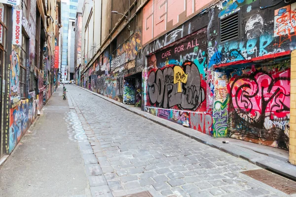 Ruhige Straßen in Melbourne während der Coronavirus-Pandemie — Stockfoto