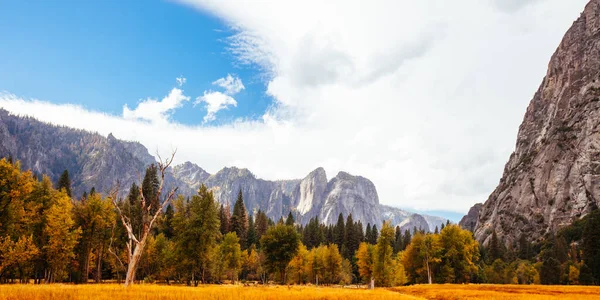Valle de Yosemite y Meadows en Estados Unidos — Foto de Stock