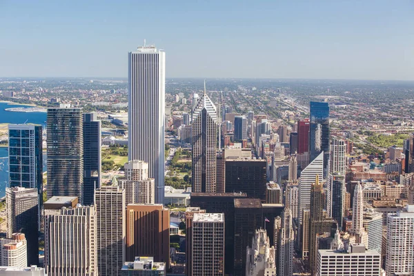 美国的芝加哥天际线 — 图库照片