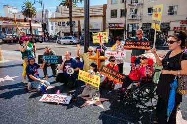 Hollywood ABD 'de Dini Protesto Toplantısı