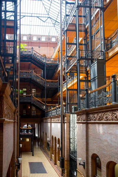 Iconic Bradbury Building in Los Angeles USA — Stock fotografie