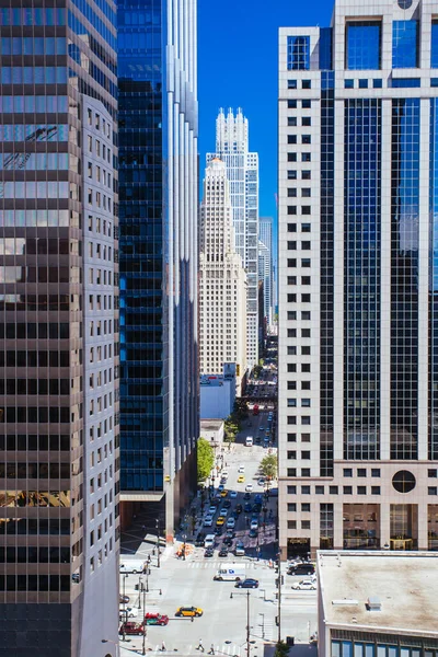 W Randolph St Chicago EUA — Fotografia de Stock