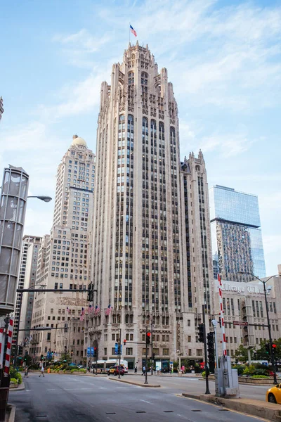 Tribune Tower Chicago in USA — Stock Photo, Image