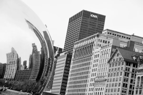 Cloud Gate The Bean in Chicago Verenigde Staten — Stockfoto