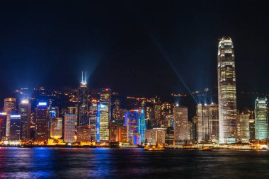 Öğleden Sonra Hong Kong Skyline 'da