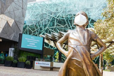 Coronavirüs Salgını Sırasındaki Sessiz Melbourne Sokakları