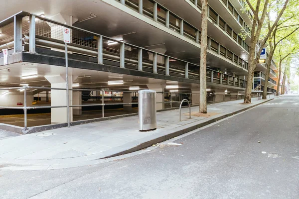 Coronavirüs Salgını Sırasındaki Sessiz Melbourne Sokakları — Stok fotoğraf