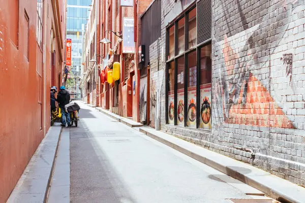 Ruhige Straßen in Melbourne während der Coronavirus-Pandemie — Stockfoto