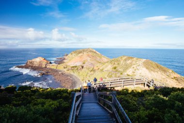 Avustralya 'da Cape Schanck Boardwalk