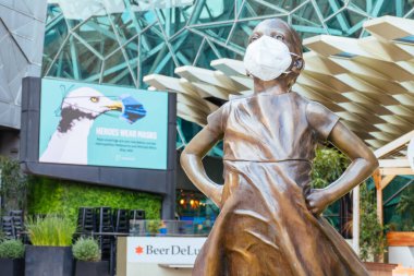 Coronavirüs Salgını Sırasındaki Sessiz Melbourne Sokakları