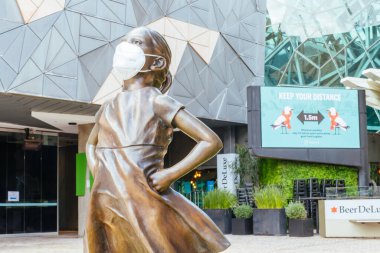 Coronavirüs Salgını Sırasındaki Sessiz Melbourne Sokakları