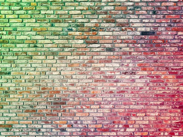 Brick Retro Nástěnné textury na pozadí. — Stock fotografie