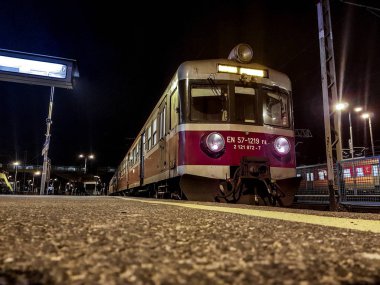 Bielsko-Biala, Polonya - 29 Ocak 2018: Klasik Polonya gidip