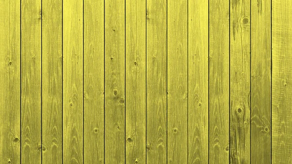 Horní pohled na pozadí žluté dřevěné desky deska textury. — Stock fotografie