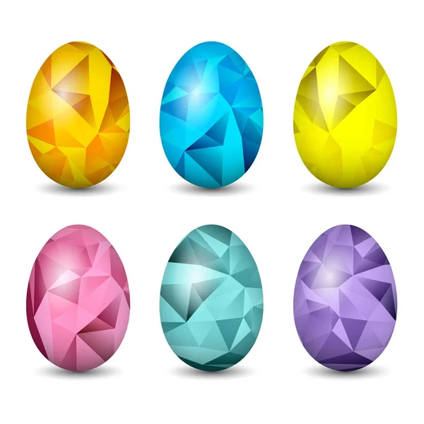 Easter eggs set. — Stock Vector