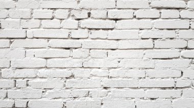 Beyaz tuğla duvar dokusu arkaplanı.