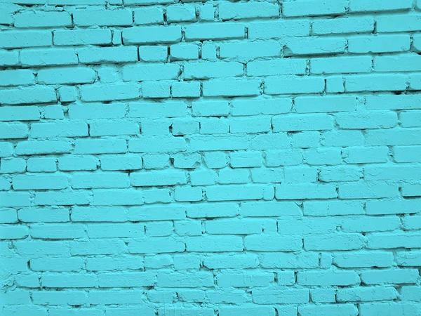 Blue brick wall texture background.