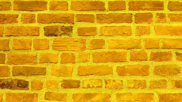 Vecchio chiaro muro mattone texture per sfondo giallo . — Foto Stock