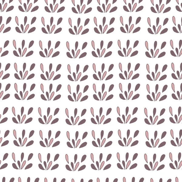 Texture Florale Sans Couture Avec Des Feuilles Des Éléments Floraux — Image vectorielle