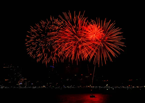 新年の花火 — ストック写真