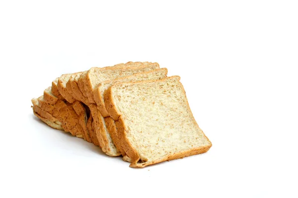 Цілий Пшеничний Хліб Ізольовані Білому Тлі — стокове фото