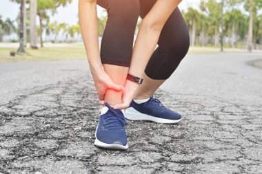 Atlet koşucu eğitim kazası.