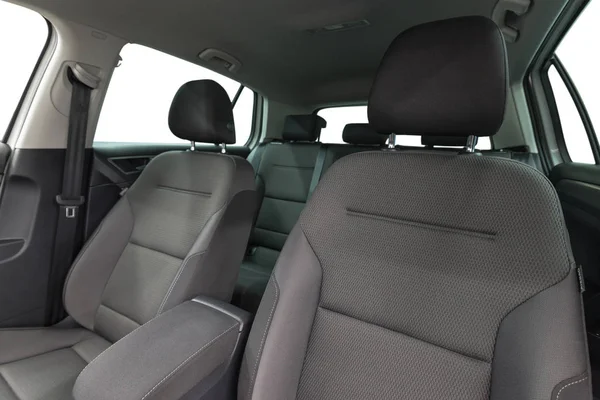 Modern Car Interior Textile Seats — Stock Photo, Image